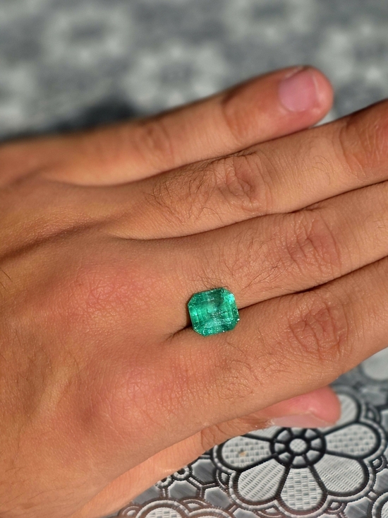 Jewelry - Natural Panjshir Valley Emerald – 4.57 Carat – Certified